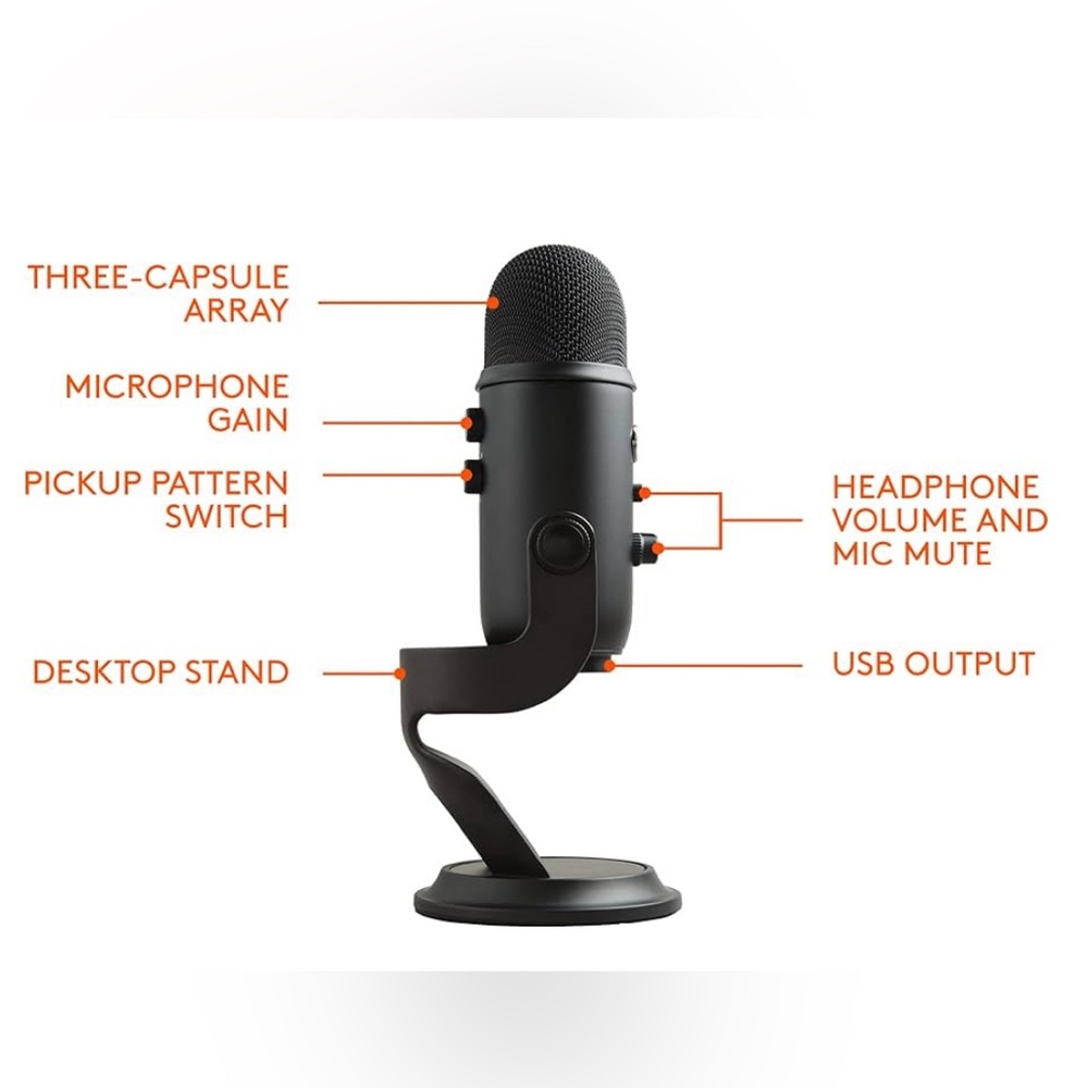 Blue Microphone - Yeti Black - Picture 2 of 2